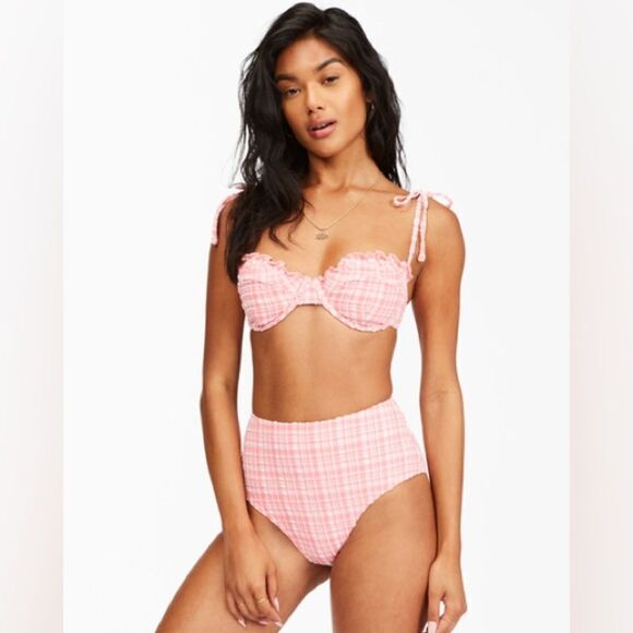 Billabong Pink Tide Hi Retro Bottoms - Picture 1 of 8